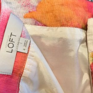 Anne Taylor floral skirt